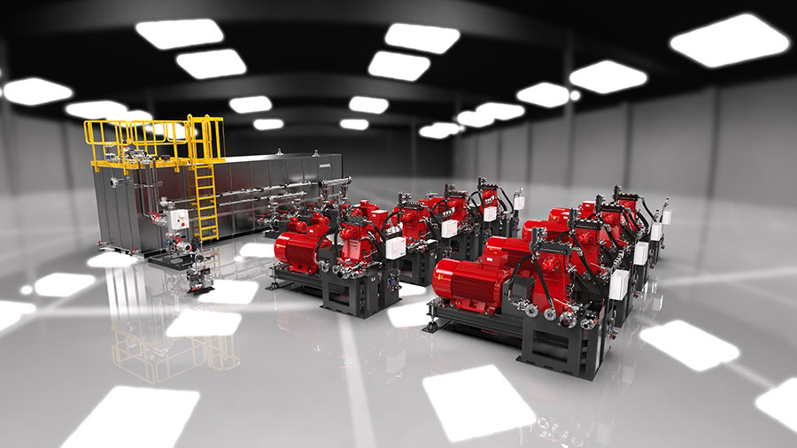 Wasserhydraulik Entzunderung-Tank-Aggregat