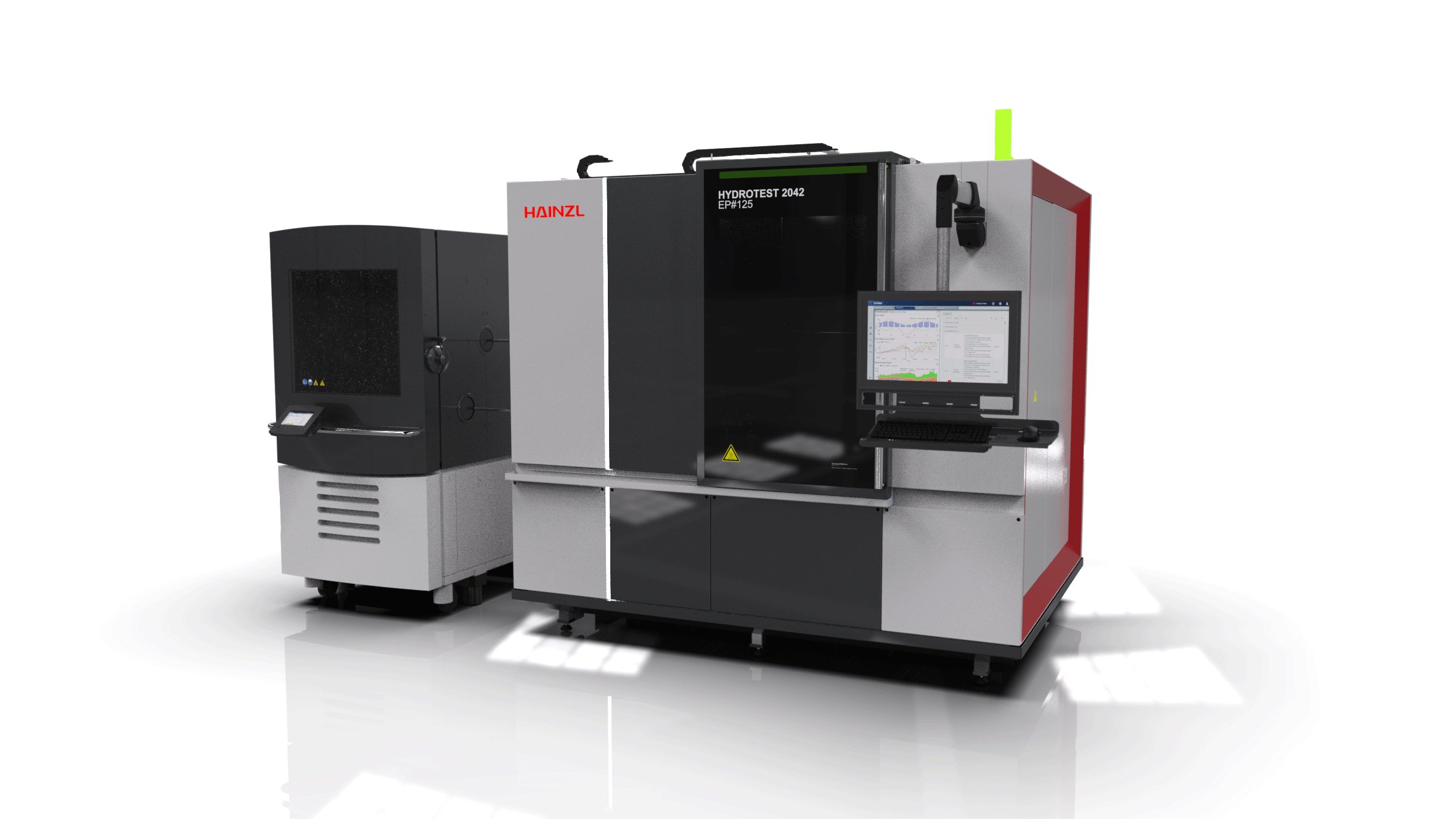 Prüfstand für Wasserstoffventile in der Fahrzeugindustrie